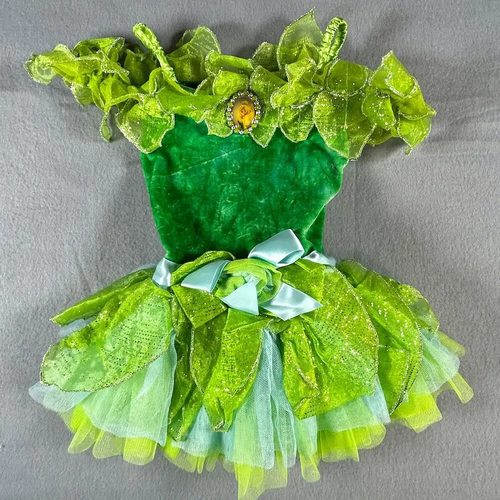 Disney Green Tinker Bell Baby Costume Dress